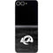 NFL Los Angeles Rams Black & White Galaxy Z Flip6 Skin